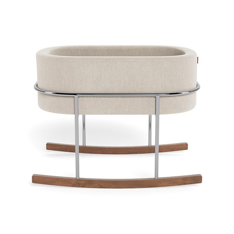Monte Rockwell Bassinet (Chrome/Walnut Frame) SPECIAL ORDER
