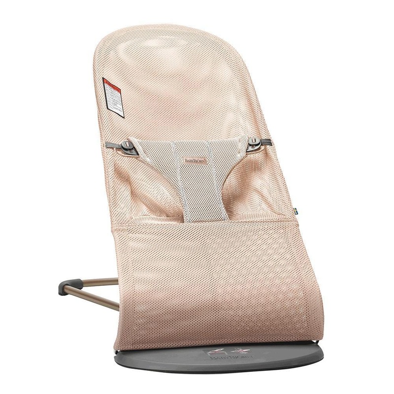 Baby Bjorn Bouncer Bliss 3D Mesh (Pearly Pink/Dark Grey Frame)