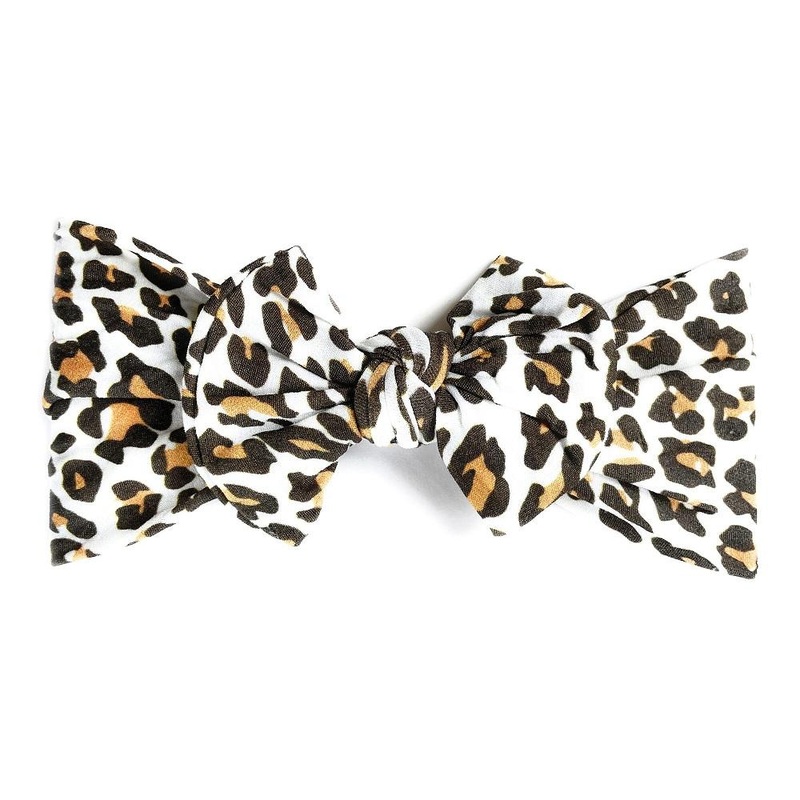 Baby Wisp Nylon Bow Headband (Leona)