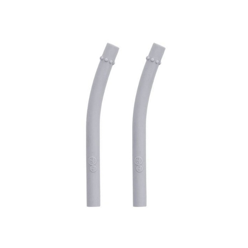 Ezpz Mini Straw Replacement 2-Pack (Pewter)