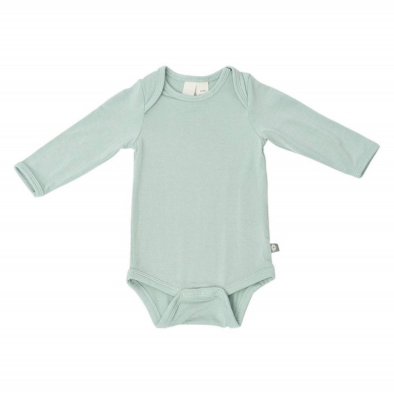 Kyte Baby Long Sleeve Bodysuit (Sage)