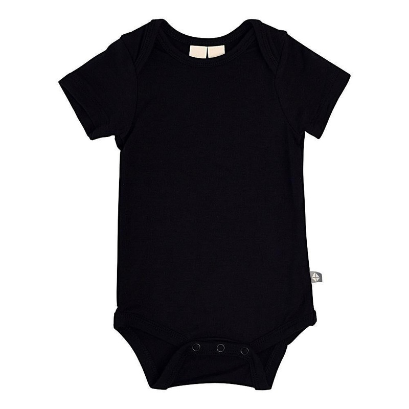 Kyte Baby Short Sleeve Bodysuit (Midnight)