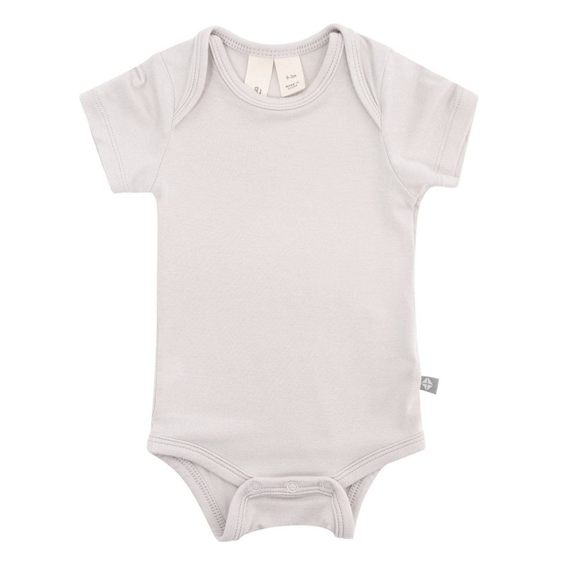 Kyte Baby Short Sleeve Bodysuit (Oat)