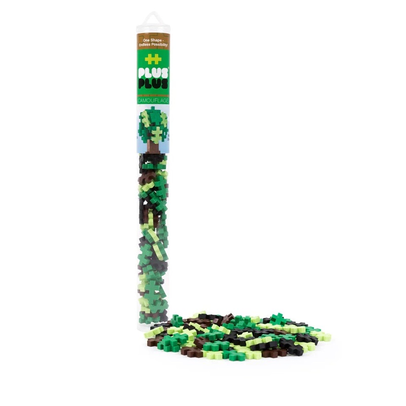 Plus Plus Mini Tube 70-Piece (Camouflage)