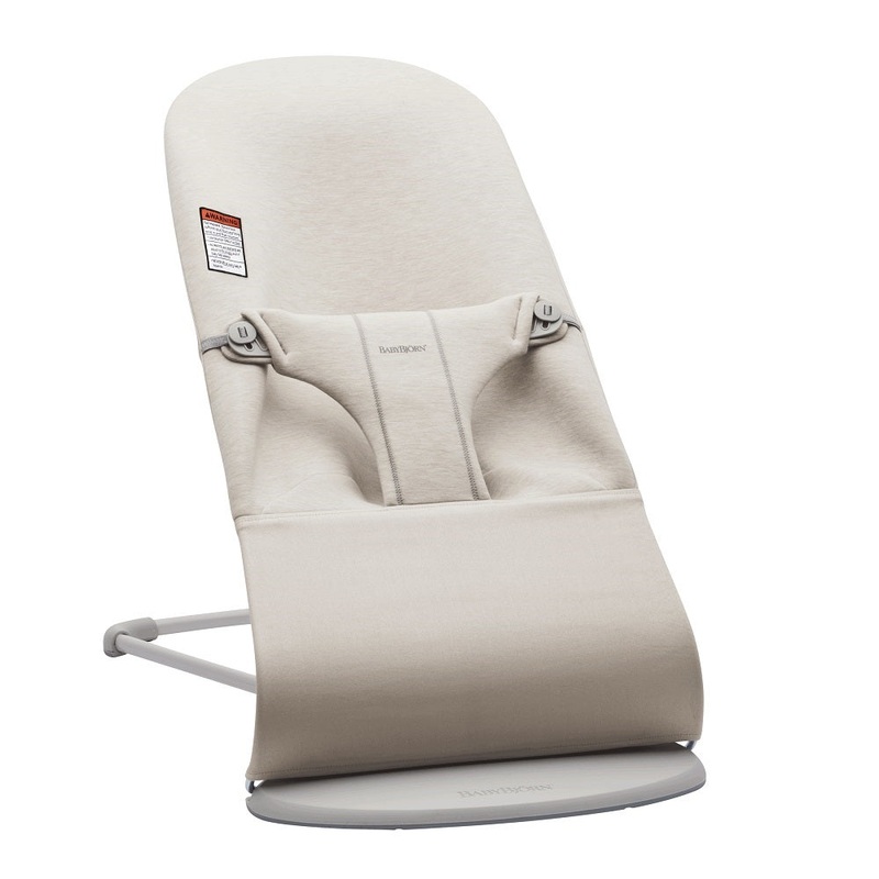 Baby Bjorn Bouncer Bliss 3D Jersey (Light Beige/Light Grey Frame)