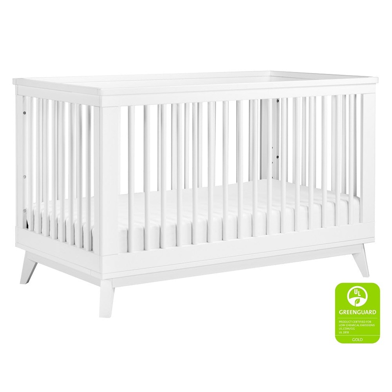 Babyletto Scoot 3-in-1 Crib with Toddler Bed Conversion Kit (White) IN-STOCK
