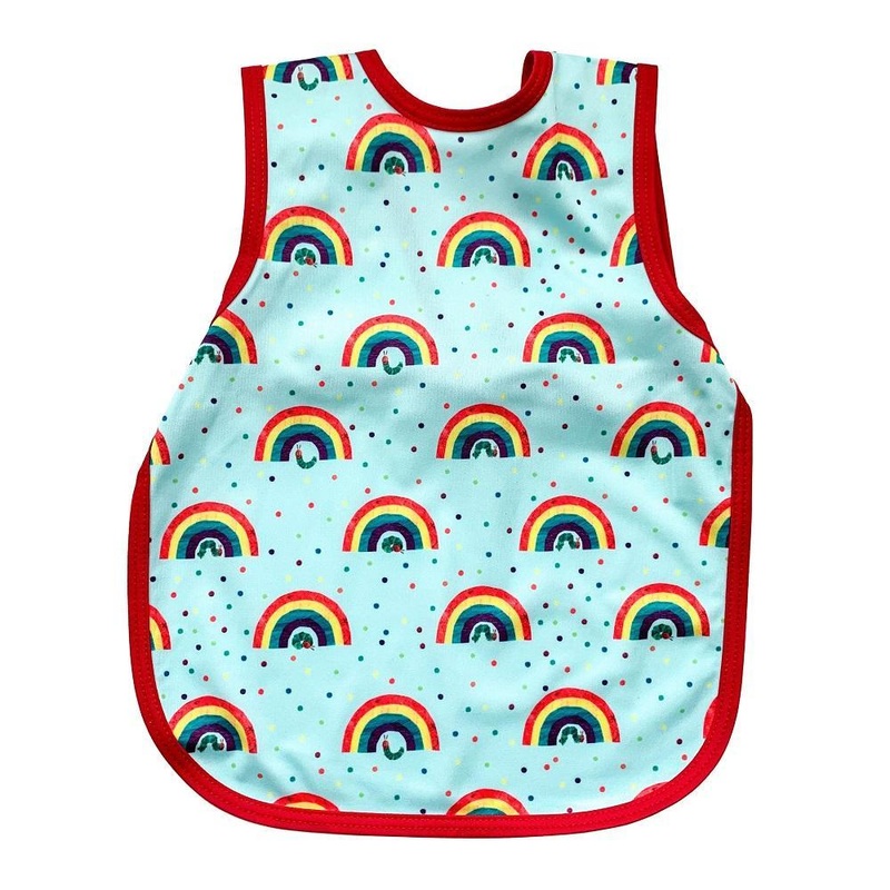 BapronBaby Bapron Toddler Bib (Rainbow Caterpillar – From The World Of Eric Carle)