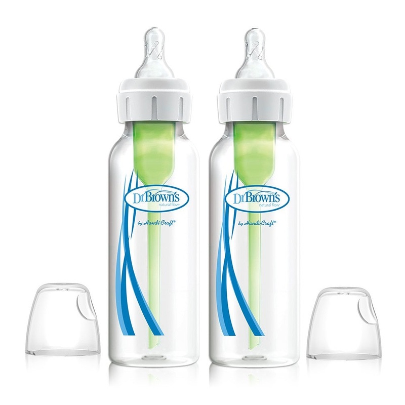 Dr. Brown’s Narrow Natural Flow Anti-Colic Options+ Bottle 8oz (2-Pack)