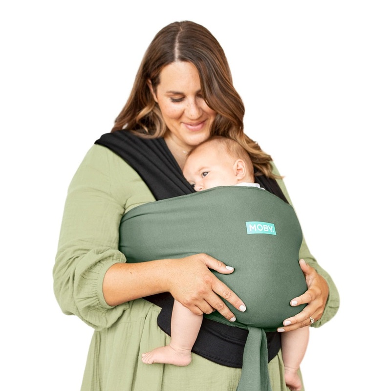 MOBY Easy-Wrap Carrier (Olive/Onyx)