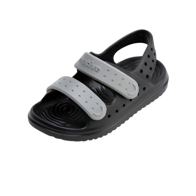 Native Chase Little Kid (Jiffy Black/Satellite Grey)