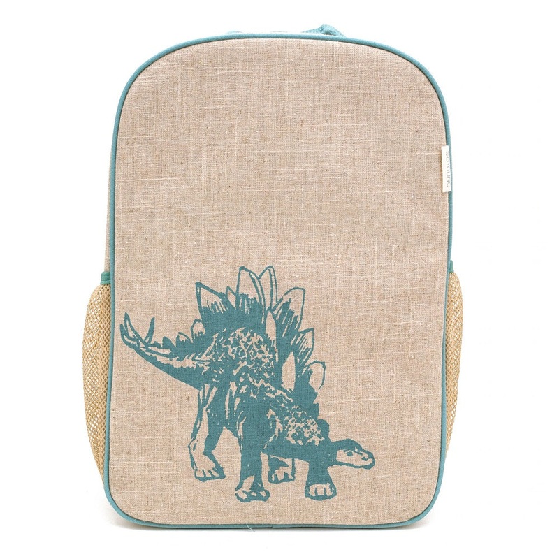 So Young Grade School Backpack (Green Stegosaurus)