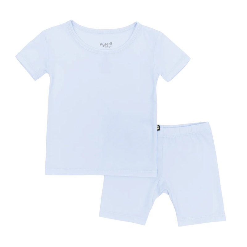 Kyte Baby Short Sleeve Pajamas (Mist)