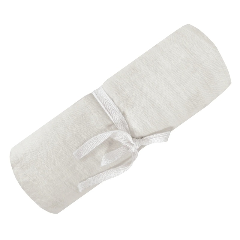 Perlimpinpin Cotton Muslin Single Swaddle (Coconut Milk)
