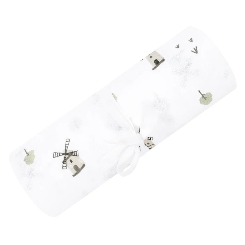 Perlimpinpin Cotton Muslin Single Swaddle (Mills)