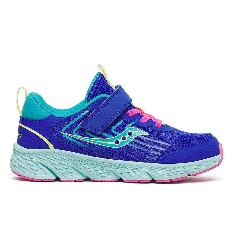 Saucony Kid’s Wind 3.0 A/C Sneaker (Purple/Turquoise)