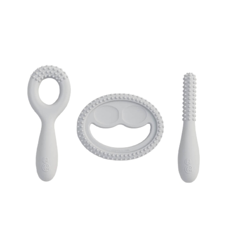 Ezpz Oral Development Tools 3-pack (Pewter)