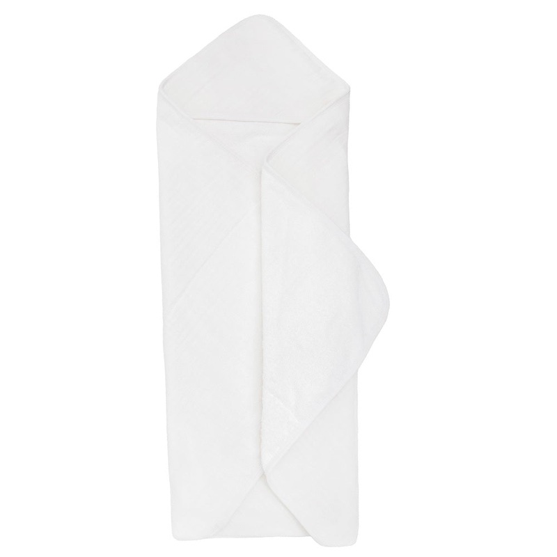 Little Unicorn Infant Hooded Towel (White)
