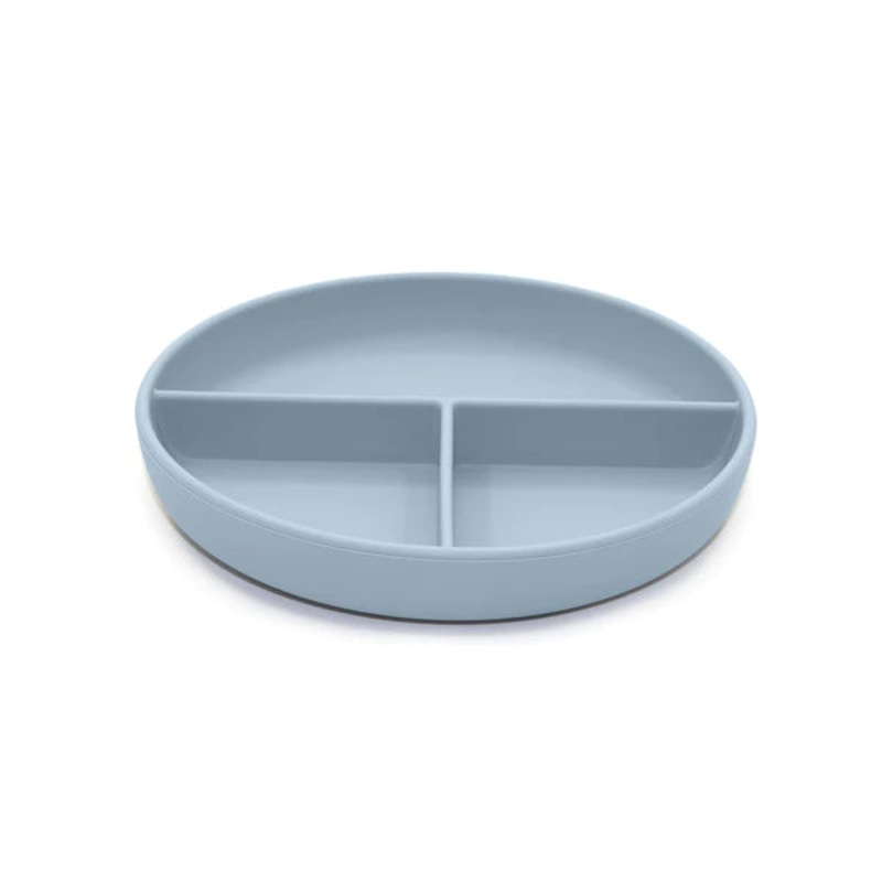 noka Divided Suction Plate (Lily Blue)