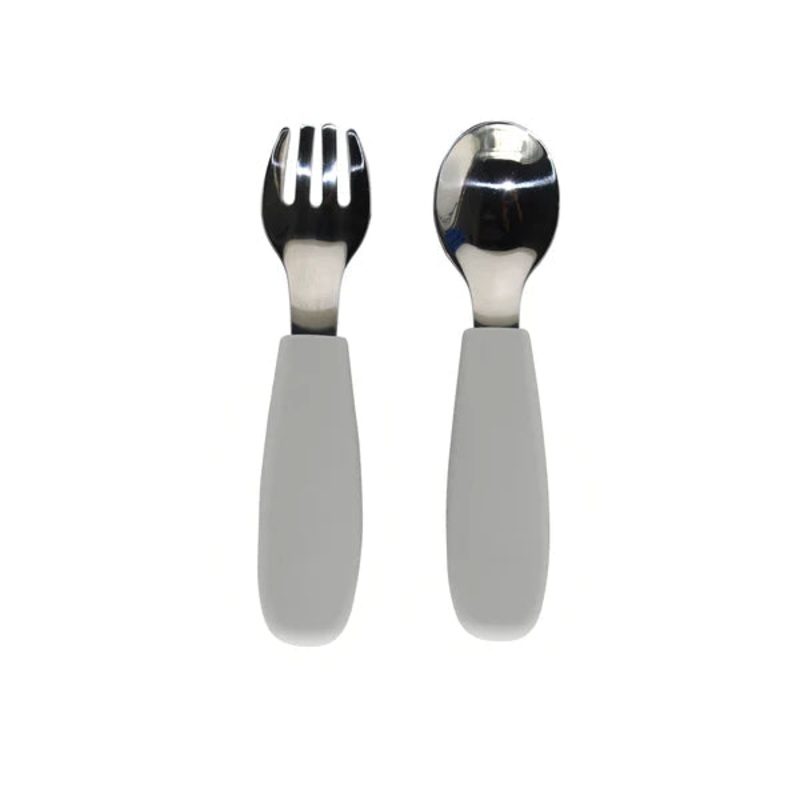 noka Toddler Cutlery Set (Light Storm)