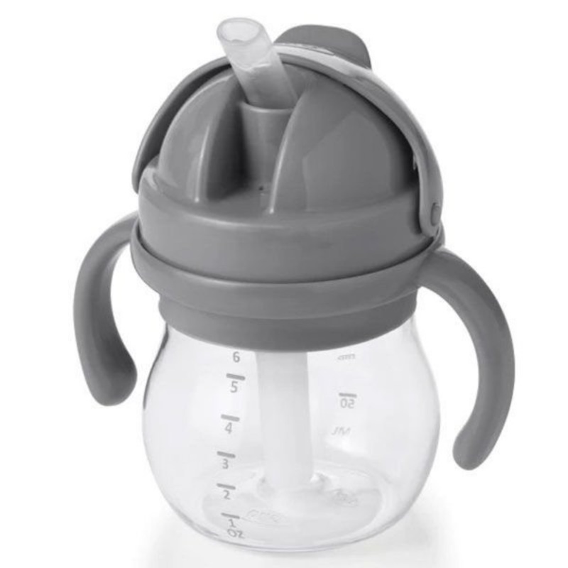 Oxo Tot Transitions Straw Cup with Handles (Tot Gray)