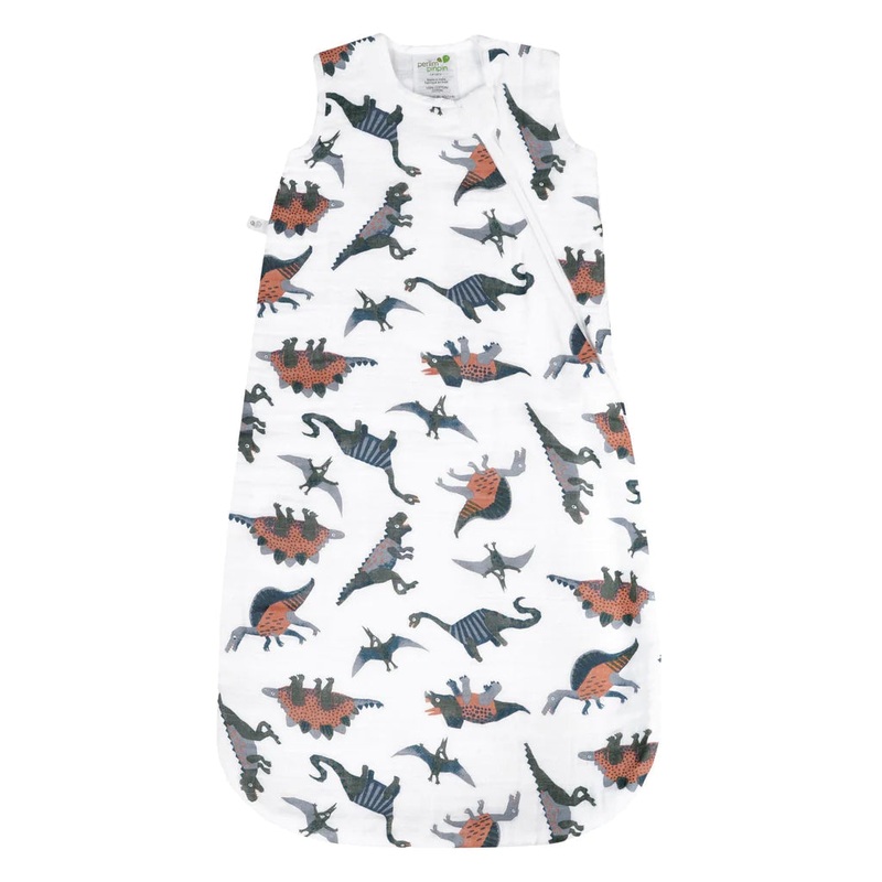 Perlimpinpin Cotton Muslin Sleep Bag 0.7 TOG (Dinos)