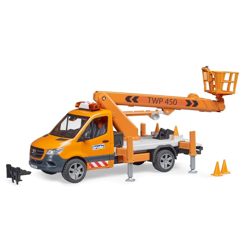 Bruder MB Sprinter with Work Platform and Light + Sound Module