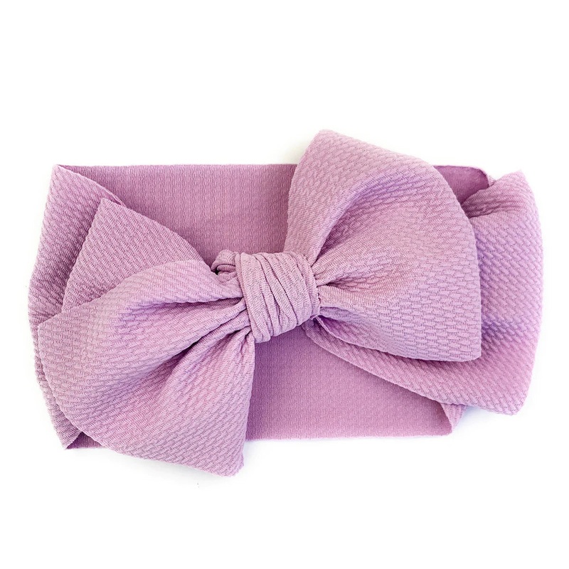 Baby Wisp Lana Large Bow Headband (Lavender)