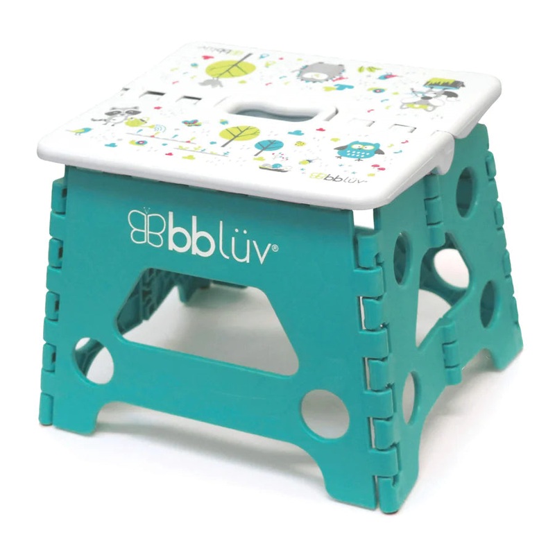 bblv Stp Folding Step Stool (Aqua)