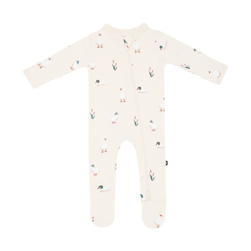 Kyte Baby Zippered Footie (Duck)
