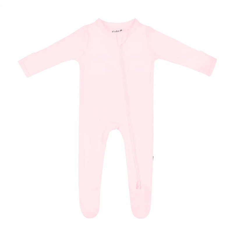 Kyte Baby Zippered Footie (Sakura)