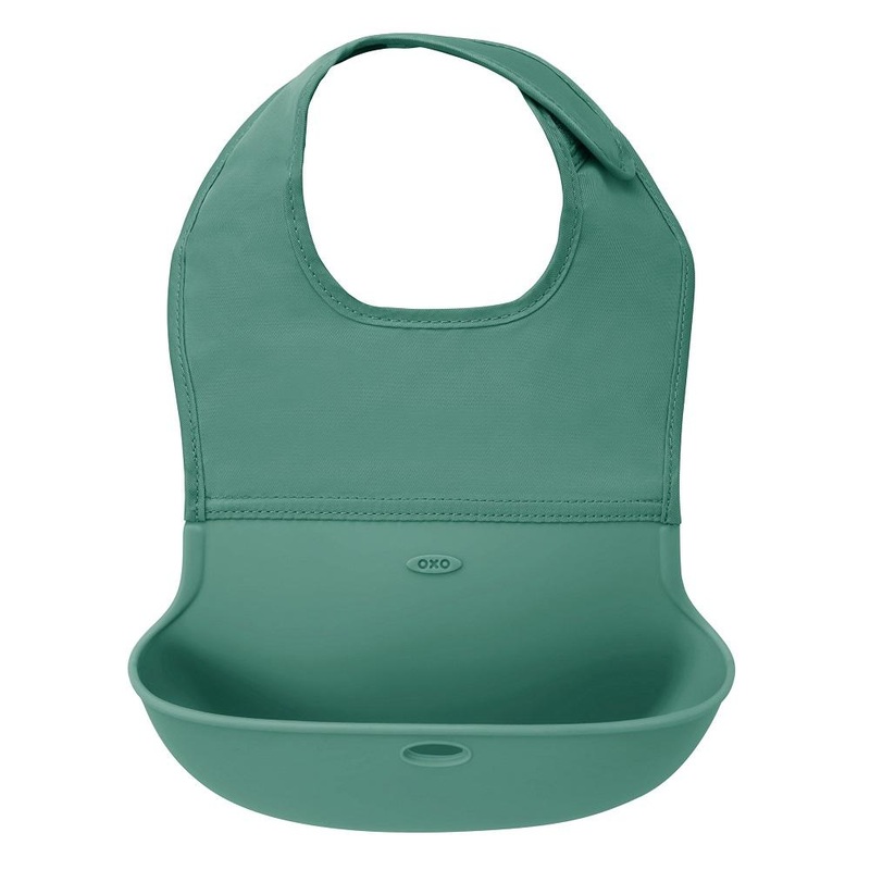 Oxo Tot Roll-Up Bib (Sage)