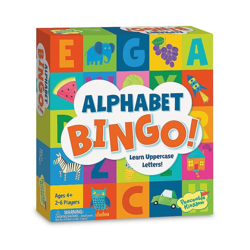 Peaceable Kingdom Alphabet Bingo