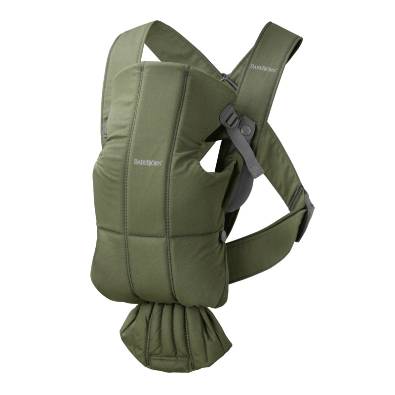 Baby Bjorn Baby Carrier Mini Woven (Dark Green)