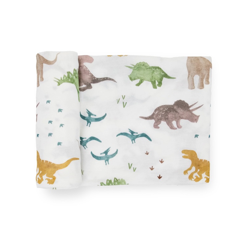 Little Unicorn Stretch Knit Swaddle (Dino Pals)