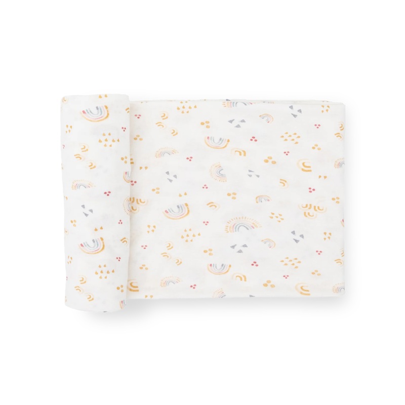 Little Unicorn Stretch Knit Swaddle (Rainbows)