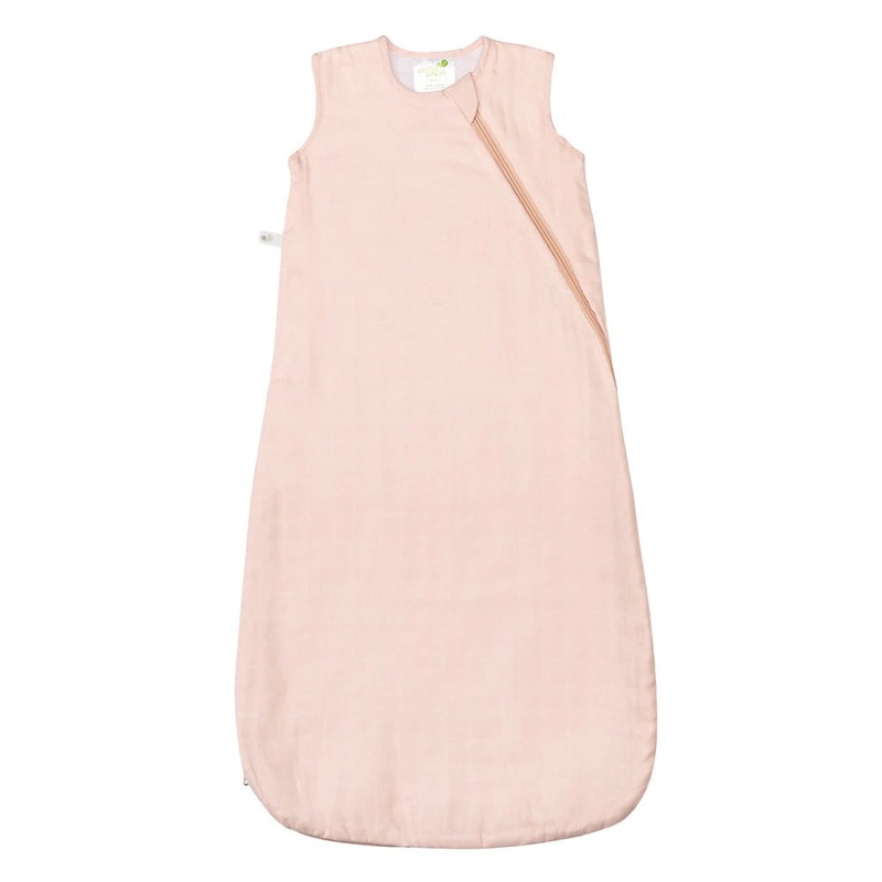 Perlimpinpin Cotton Muslin Sleep Bag 0.7 TOG (Pink)