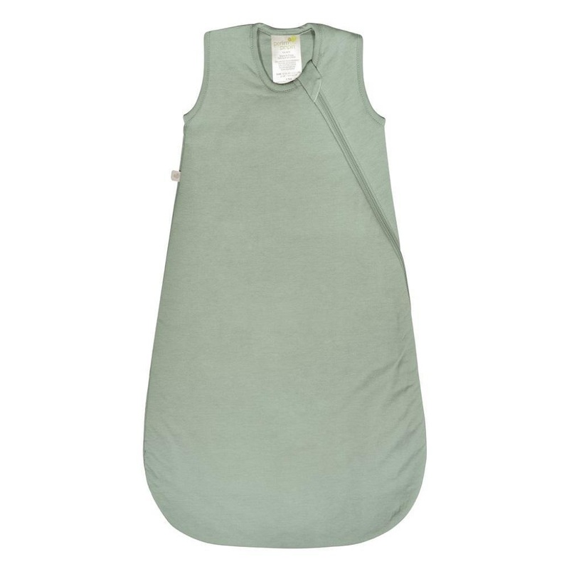 Perlimpinpin Quilted Bamboo Sleep Bag 1 TOG (Moss Green)