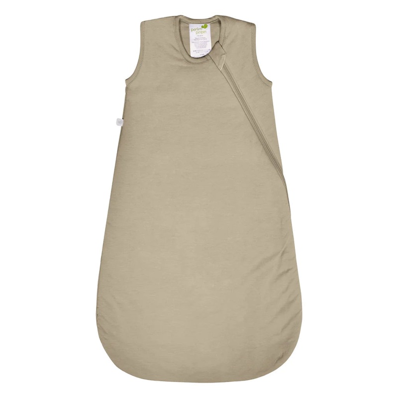Perlimpinpin Quilted Bamboo Sleep Bag 1 TOG (Taupe)