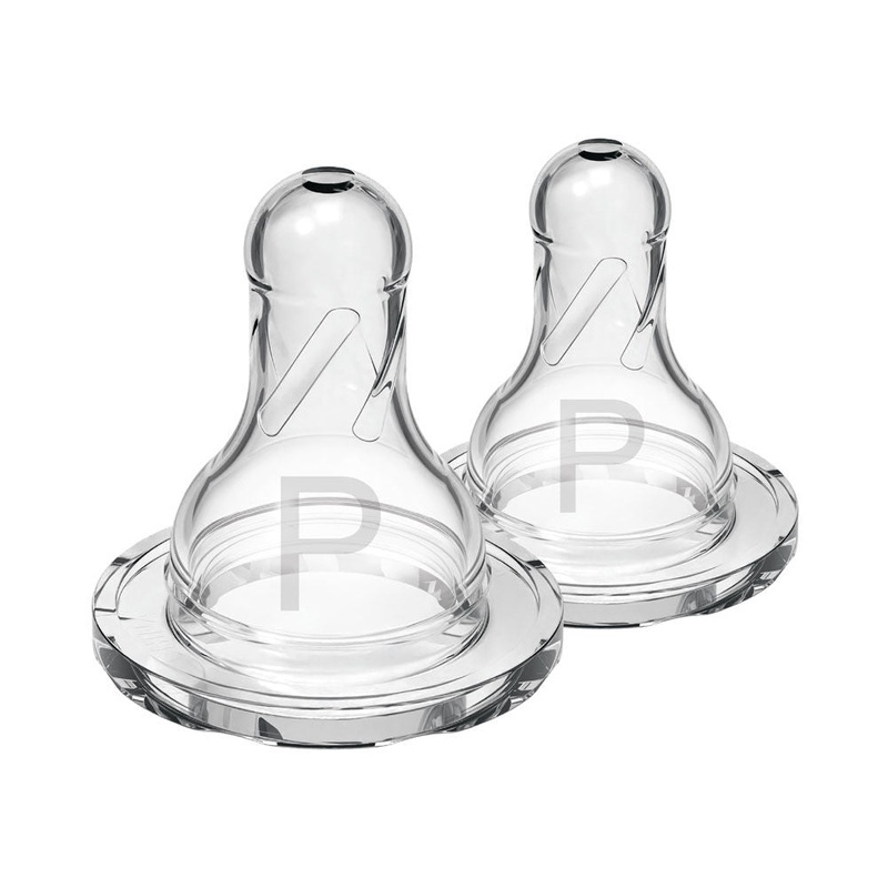 Dr. Brown’s Narrow Natural Flow Baby Bottle Nipples Preemie (2-Pack)