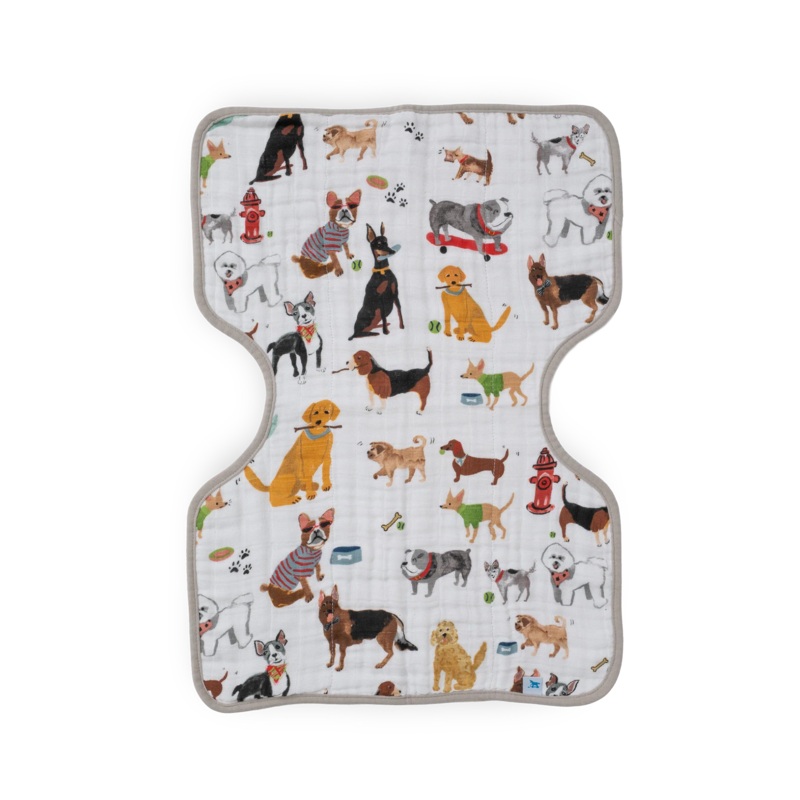 Little Unicorn Cotton Muslin Burp Cloth 2Pk (Woof)