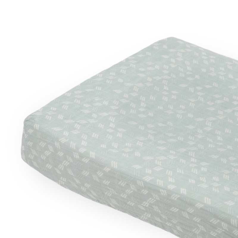 Little Unicorn Cotton Muslin Changing Pad Cover (Misty Field)