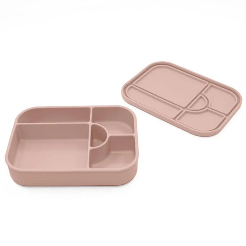noka Large Silicone Sealed Lunch Box (Soft Blush)