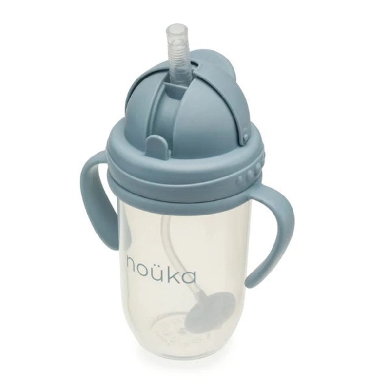 noka Non-Spill Weighted Straw Cup 9oz (Wave)