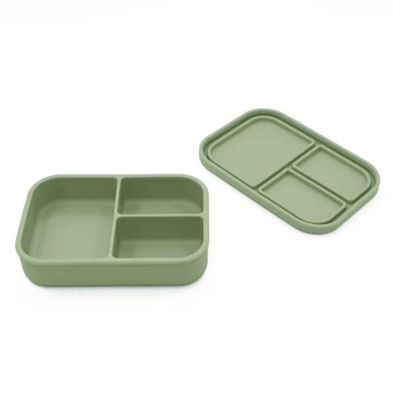 noka Small Silicone Sealed Lunch Box (Leaf)