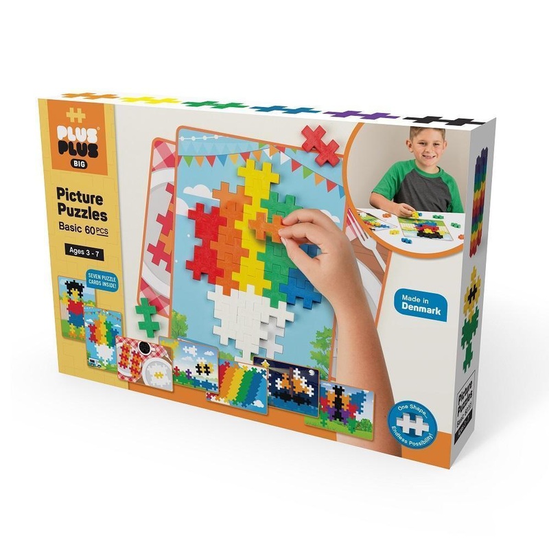 Plus Plus BIG Picture Puzzles 60-Piece (Basic Mix)