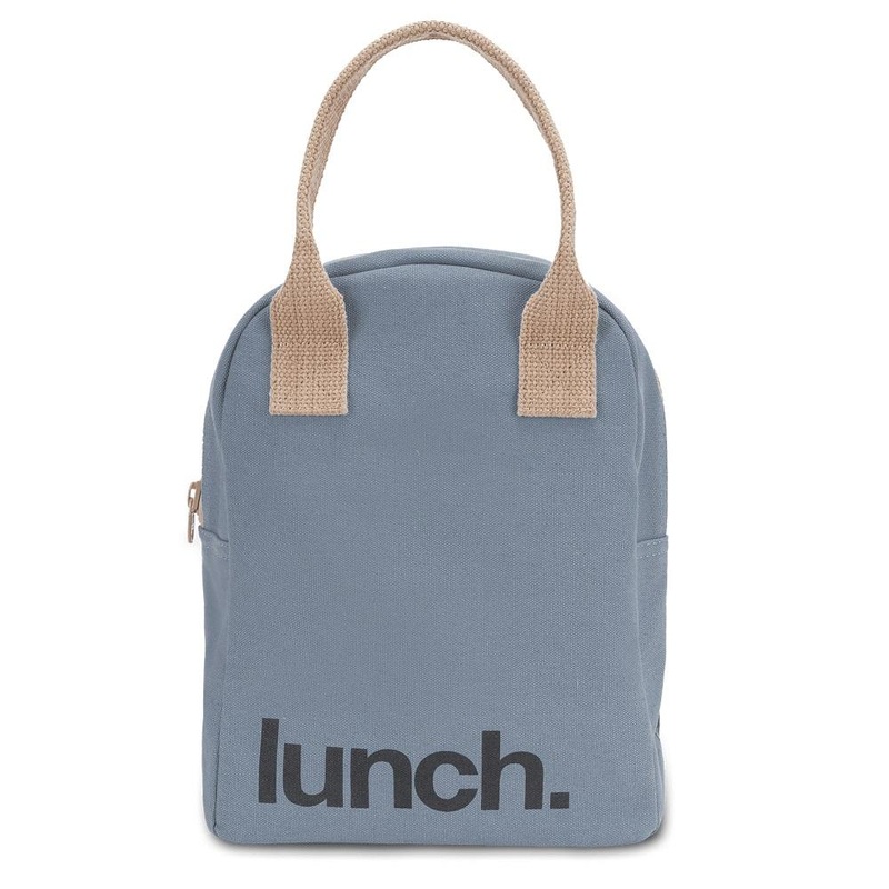 Fluf Zipper Lunch Bag (Lunch Blue)