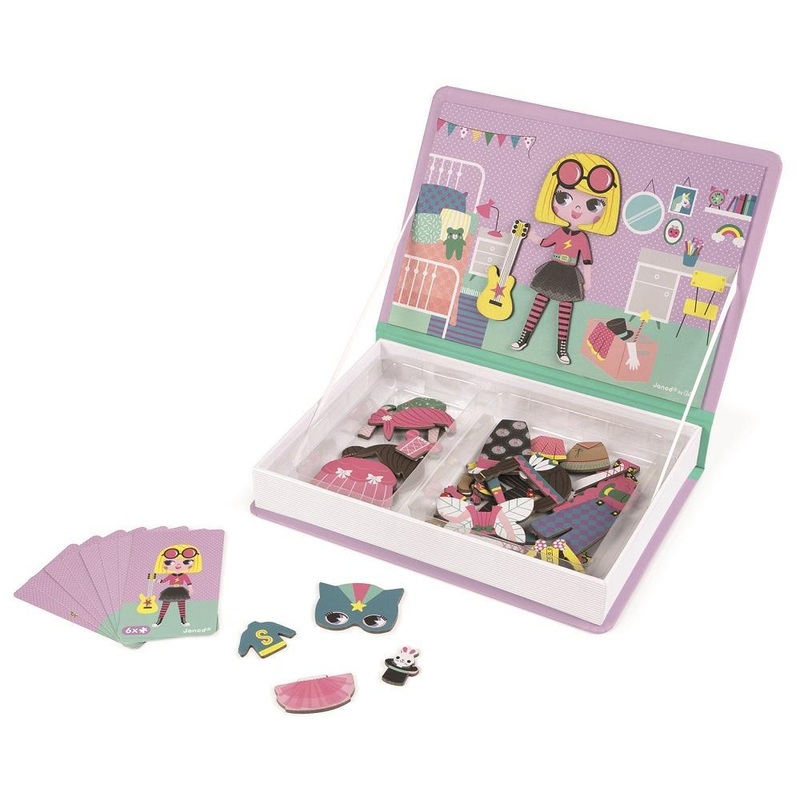 Janod Magnetibook (Girl Costumes)
