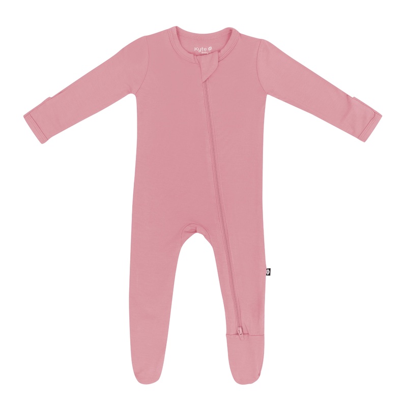 Kyte Baby Zippered Footie (Apple Blossom)