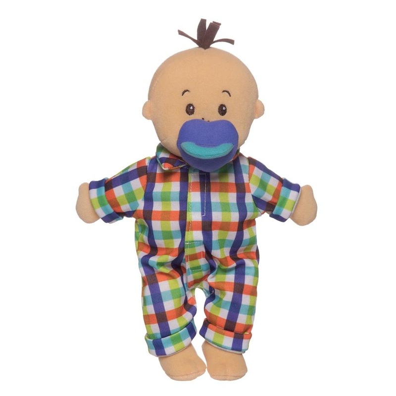 Manhattan Toy Wee Baby Fella Doll (Peach with Brown Hair)