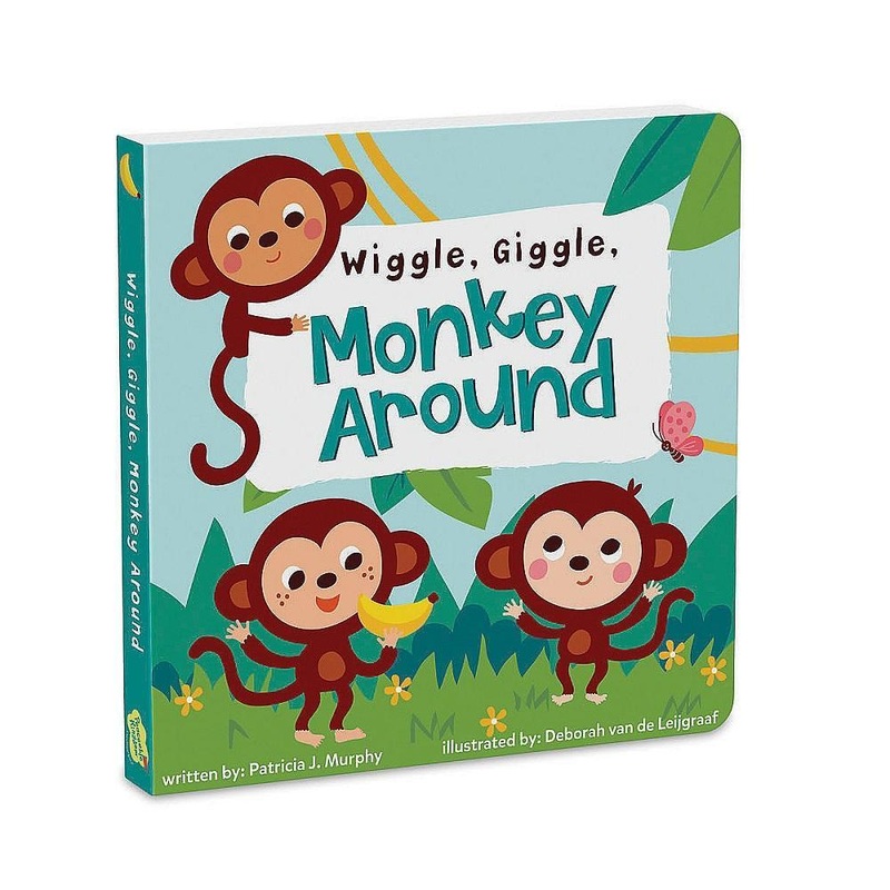Peaceable Kingdom Wiggle, Giggle, Monkey Around Board Book